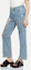 Shop (W) EVISU SS24 水晶海鷗剪裁時尚牛仔褲 藍色牛仔. 2ESHTW4JE4097FFDN