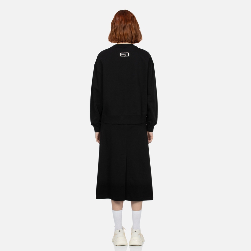 Details for (W) エヴィス SS24 クリスタルシーガル ミディスカート カジュアルロングスカート. 2ESHTW4SK4080FFCT