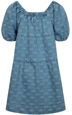 (W) EVISU SS24 Vestido Corto Denim Azul Jacquard con Gaviota Bordada. 2ESHTW4DR4070FFDP Lookbook (W) EVISU SS24 Vestido Corto Denim Azul Jacquard con Gaviota Bordada. 2ESHTW4DR4070FFDP