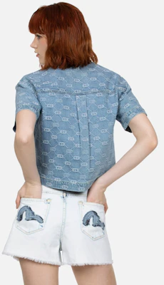 (W) Kemeja Denim EVISU SS24 Biru dengan Logo Jacquard dan Rekaan Burung Camar. 2ESHTW4SS4072FFDP Purchase (W) Kemeja Denim EVISU SS24 Biru dengan Logo Jacquard dan Rekaan Burung Camar. 2ESHTW4SS4072FFDP