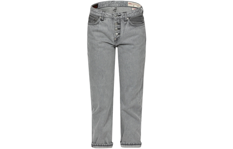 Lookbook (Women) EVISU SS24  Seagull Pocket Jeans in Denim Gray. 2ESHTW4JE4011BFDN