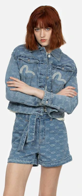 (W) Chaqueta Vaquera Ancha Azul EVISU SS24 con Bordados y Logos Estampados. 2ESHTW4DJ4054LFDP Purchase (W) Chaqueta Vaquera Ancha Azul EVISU SS24 con Bordados y Logos Estampados. 2ESHTW4DJ4054LFDP