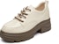 (W) Excull EXULL Esquire Kasut Tebal Hujung Bulat 'Beige' 1317100771