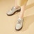 (W) Excull EXULL Esquire Kasut Tebal Hujung Bulat 'Beige' 1317100771