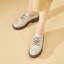 Sizing (W) Excull EXULL Esquire Kasut Tebal Hujung Bulat 'Beige' 1317100771