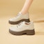 Cheap (W) Excull EXULL Esquire Kasut Tebal Hujung Bulat 'Beige' 1317100771