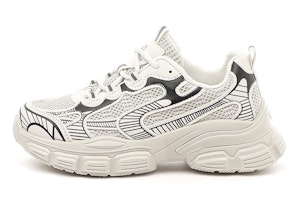 (Women) Excull EXULL IsQ 'Thick Sole Breathable Mesh Low Top Dad Shoes' 73177617 (Women) Excull EXULL IsQ 'Thick Sole Breathable Mesh Low Top Dad Shoes' 73177617