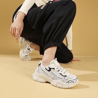 (Women) Excull EXULL IsQ 'Thick Sole Breathable Mesh Low Top Dad Shoes' 73177617 7