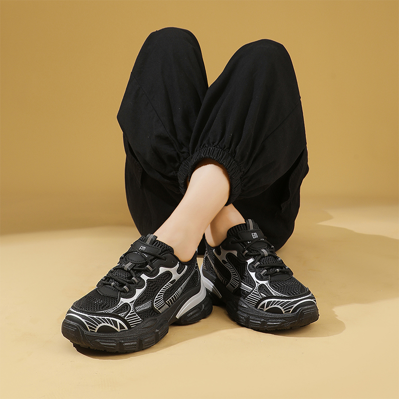 Details for (Women) Excull EXULL IsQ 'Thick Sole Breathable Mesh Low Top Dad Shoes' 73177617