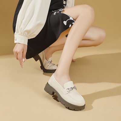 (W) Excull EXULL ISQ Loafer 'Tapak Tebal Slip-On' 13171018 3