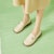 (W) Excull EXULL Yi Si Q 'Kasut Loafers Hujung Bulat' 13171019