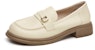 (W) Excull EXULL Yi Si Q 'Kasut Loafers Hujung Bulat' 13171019