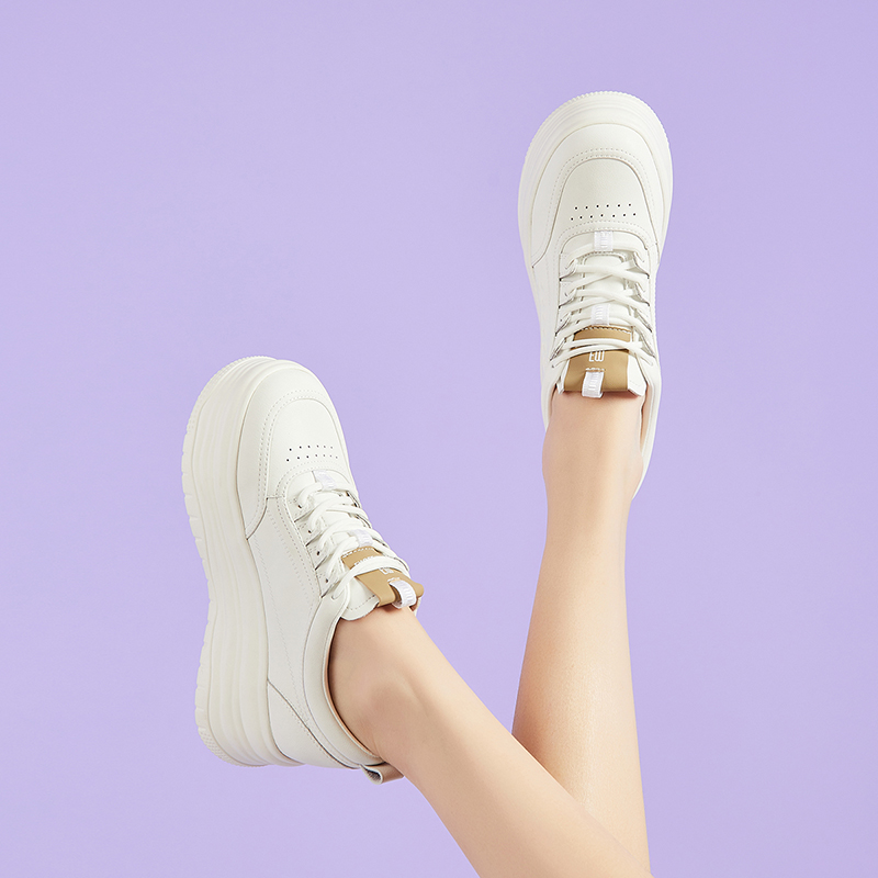 Shop (Women) Excull EXULL Yi Si Q Low Top 'Beige' 1317400371