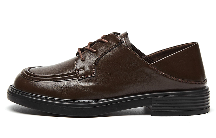 (Women) Exull 3.5cm 'Retro Versatile Casual Deep Brown' 8215104880