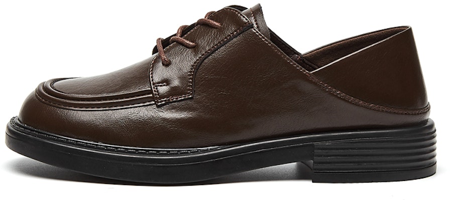(Women) Exull 3.5cm 'Retro Versatile Casual Deep Brown' 8215104880 Buy (Women) Exull 3.5cm 'Retro Versatile Casual Deep Brown' 8215104880