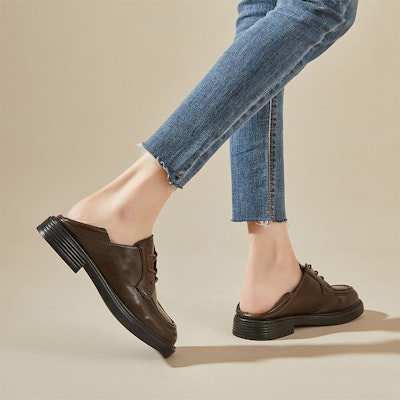 (Women) Exull 3.5cm 'Retro Versatile Casual Deep Brown' 8215104880 Details for (Women) Exull 3.5cm 'Retro Versatile Casual Deep Brown' 8215104880
