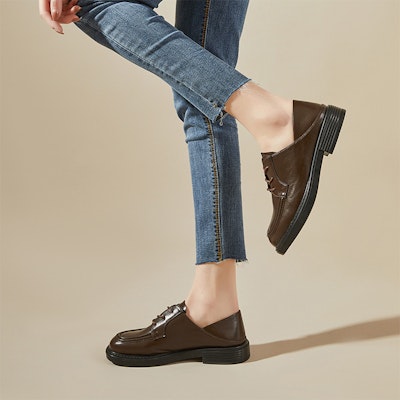 (Women) Exull 3.5cm 'Retro Versatile Casual Deep Brown' 8215104880 Sizing (Women) Exull 3.5cm 'Retro Versatile Casual Deep Brown' 8215104880