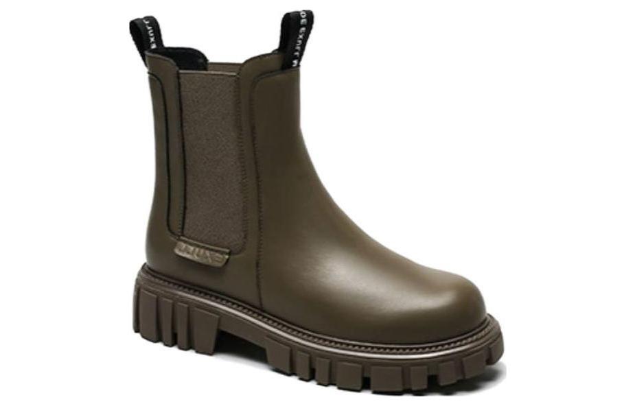 Order (W) Exull 依思Q 切尔西靴 '军绿色' 1218610244