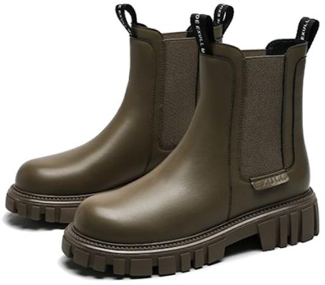 (W) Exull 依思Q 切尔西靴 '军绿色' 1218610244 Lookbook (W) Exull 依思Q 切尔西靴 '军绿色' 1218610244