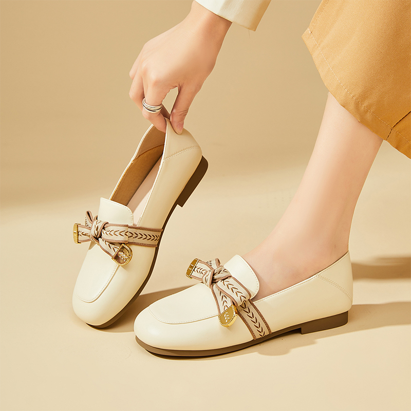 Sizing EXULL 依思Q 法式平底舒適 樂福鞋 女款