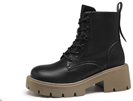 (Women) Exull Ankle Boot 'Black Leather Platform' 1218640960 (Women) Exull Ankle Boot 'Black Leather Platform' 1218640960