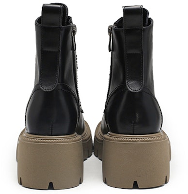 (W) (女性用) エクセル アンクルブーツ『ブラックレザープラットフォーム』1218640960 1218640960 Lookbook (W) (女性用) エクセル アンクルブーツ『ブラックレザープラットフォーム』1218640960 1218640960