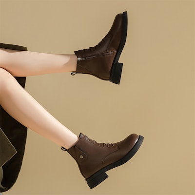 (W) But Ankle Exull 'Coklat Retro' 12186284680 2