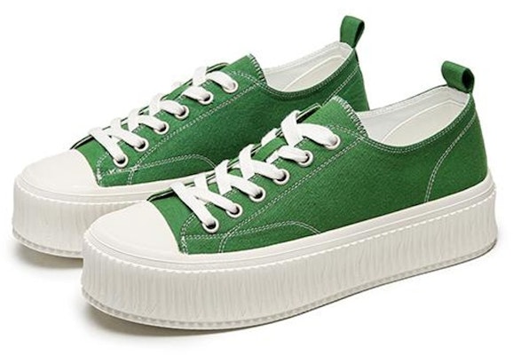 (Women) Exull Canvas Platform 'Green' 1215400740 Order (Women) Exull Canvas Platform 'Green' 1215400740
