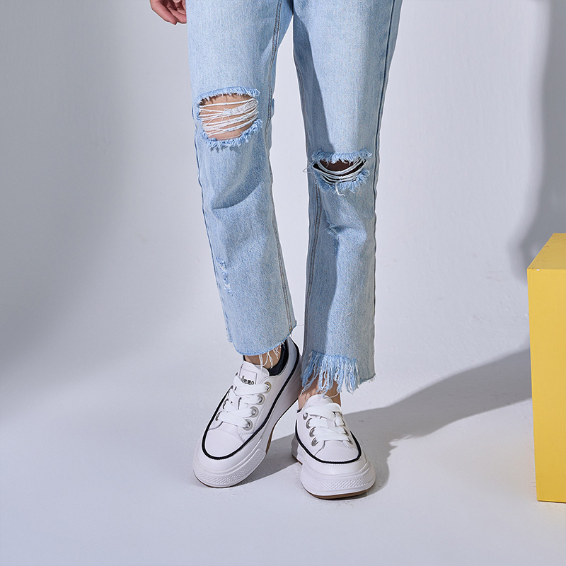 Shop (W) Sepatu Kasual Exull 'Putih Tinggi' 12174200