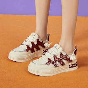 (W) 엑설 이즈Q 레더 플랫폼 스니커즈 (Exull Ease Q Leather Platform Sneakers) 73174018 9