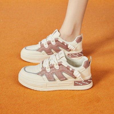 (Women) Exull EASE Q Synthetic Leather Platform 'Versatile Low-Top Sneaker' 73174018 Cheap (Women) Exull EASE Q Synthetic Leather Platform 'Versatile Low-Top Sneaker' 73174018