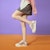 (W) Exull EASE Q Kulit Sintetik Platform 'Kasut Sneaker Rendah Serbaguna' 73174018