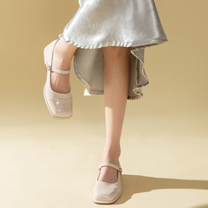 (W) 女性用)エクルエスQ合成革フレンチスクエアトゥヒール4cmメリージェーン7315002161 7315002161 Lookbook (W) 女性用)エクルエスQ合成革フレンチスクエアトゥヒール4cmメリージェーン7315002161 7315002161