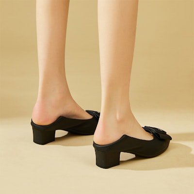 (W) (女性用) EXULL ESQ 4.3cm「シックで多用途なブロックヒール」73170032 73170032 4