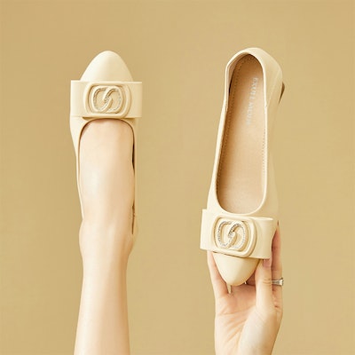 (W) (女性用) EXULL ESQ 4.3cm「シックで多用途なブロックヒール」73170032 73170032 9