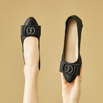 (W) (女性用) EXULL ESQ 4.3cm「シックで多用途なブロックヒール」73170032 73170032 Purchase (W) (女性用) EXULL ESQ 4.3cm「シックで多用途なブロックヒール」73170032 73170032