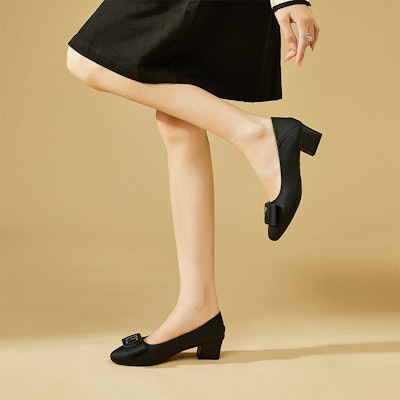 (Women) EXULL ESQ 4.3cm 'Chic Versatile Block Heel' 73170032 2