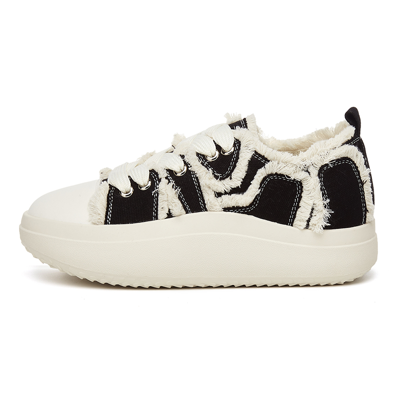 (Women) Exull ESQ 'Black Casual Low-Top' 7317405160