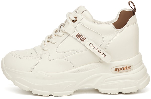 (W) Exull ESQ 'Zapatilla Dad con Suela Elevada de 4cm' 7317762008 4