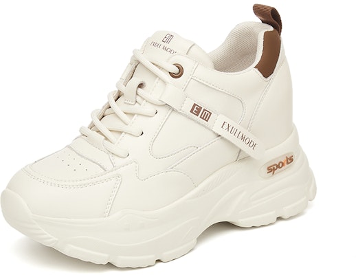 (W) Exull ESQ 'Zapatilla Dad con Suela Elevada de 4cm' 7317762008 5