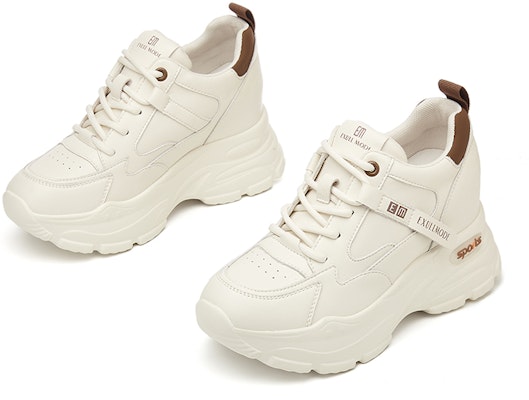(W) Exull ESQ 'Zapatilla Dad con Suela Elevada de 4cm' 7317762008 7