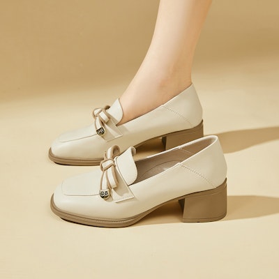 (W) Exull EsQ 'Sepatu Loafer Kasual Kenyamanan Kulit Sintetis' 7317104260 15