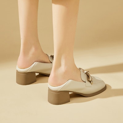 (W) Exull EsQ 'Sepatu Loafer Kasual Kenyamanan Kulit Sintetis' 7317104260 16