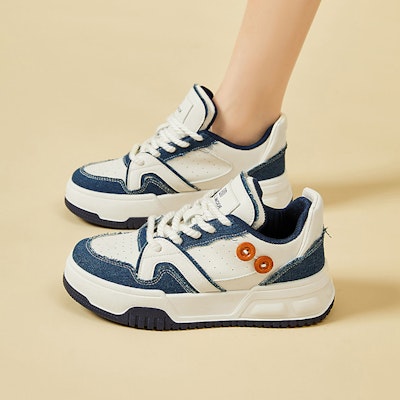 (Women) Exull ESQ Canvas Platform Sneakers Low 'Comfort Thick Sole' 73174016 10
