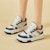 (Women) Exull ESQ Canvas Platform Sneakers Low 'Comfort Thick Sole' 73174016