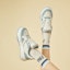 Details for (Women) Exull ESQ Canvas Platform Sneakers Low 'Comfort Thick Sole' 73174016