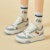 (Women) Exull ESQ Canvas Platform Sneakers Low 'Comfort Thick Sole' 73174016