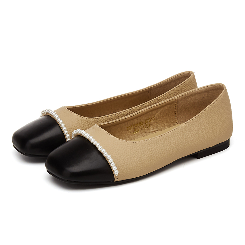 Shop (W) (女性用) Exull ESQ レザー『パールレトロパッチワーク』ローカジュアルシューズ 73170080 73170080