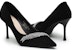 (W) EXULL ESQ Kulit Tumit Runcing Mules 8.5cm 'Hitam Stiletto' 1315008660