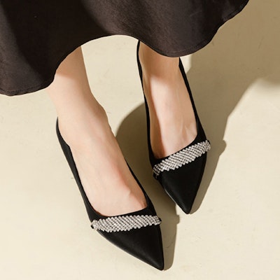 (W) EXULL ESQ Kulit Tumit Runcing Mules 8.5cm 'Hitam Stiletto' 1315008660 Shop (W) EXULL ESQ Kulit Tumit Runcing Mules 8.5cm 'Hitam Stiletto' 1315008660